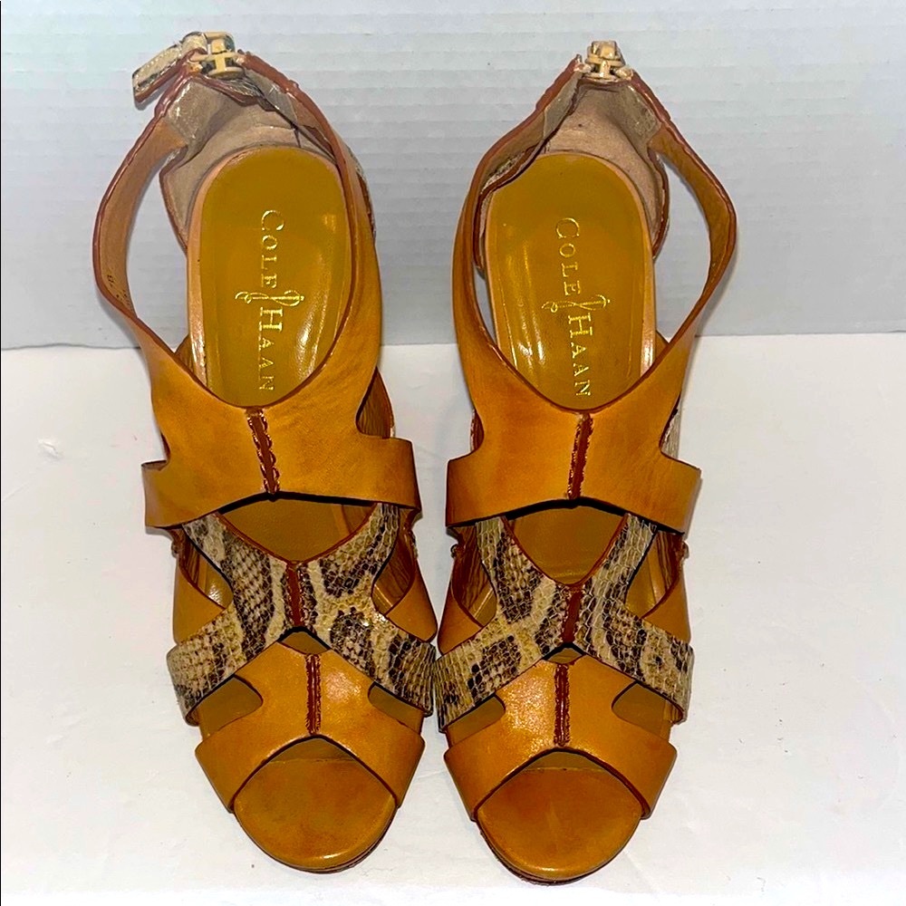 Cole Haan Women's Tan and Brown Sandals